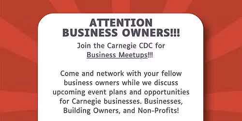 Carnegie Business Meetup October 8