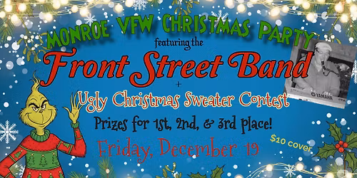 MONROE VFW CHRISTMAS PARTY & UGLY CHRISTMAS SWEATER CONTEST