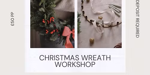 Christmas wreath workshop