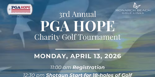 3rd Annual PGA HOPE Charity Golf Tournament with Special Performance