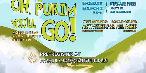 Oh, The Purim You'll Go!