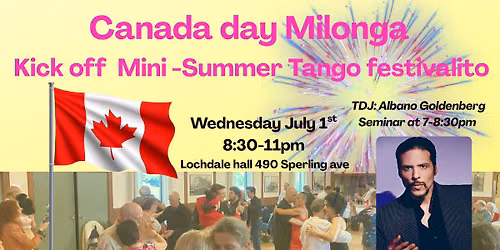 Canada Day Milonga Festivalito Kick!-OFF