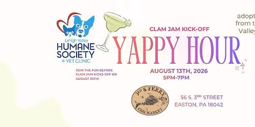 Clam Jam Kick Off Yappy Hour