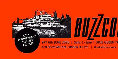 Buzzcocks celebrate 50 years live on the beautiful Dixie Queen Thames cruise