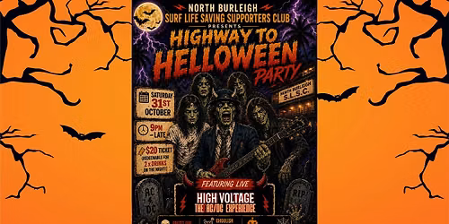 Highway To Helloween Party w\/ High Voltage - The AC\u26a1\ufe0fDC Experience!