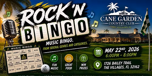 Rock 'N' Bingo at Cane Garden Country Club