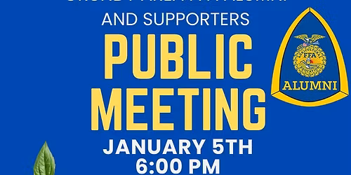 Grundy Area FFA Alumni and Supporters January Meeting