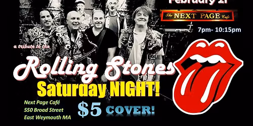 Rolling Stones tribute, 19th Nervous Breakdown, at the Next Page Cafe in Weymouth MA