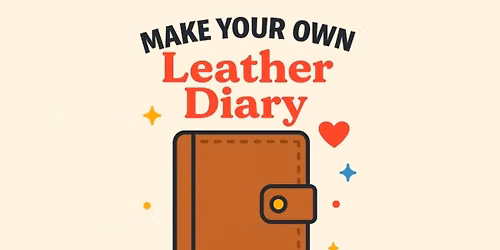 Leather Diary making