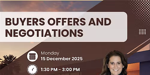 Buyers Offers and Negotiations