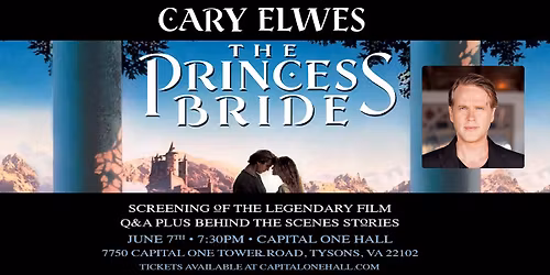 The Princess Bride: An Inconceivable Evening with Cary Elwes