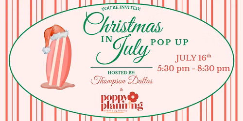 Christmas in July Poppy Pop Up