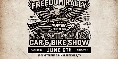 VFW Freedom Rally Car & Bike Show
