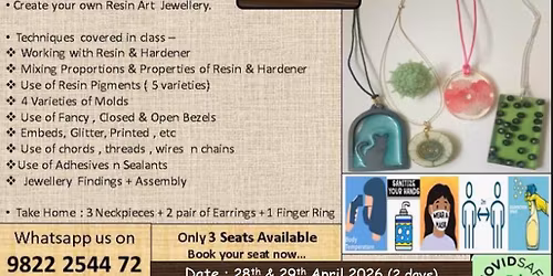 Resin Jewellery Workshop