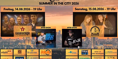 S BAR - Summer in the City 2026
