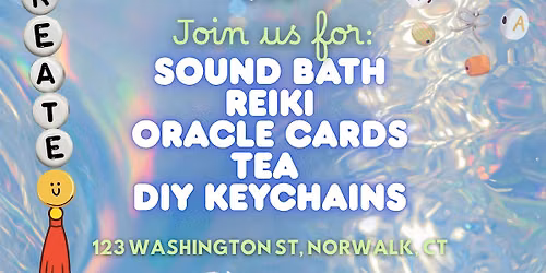 Inner Canvas: Sound Bath, Reiki, and Keychain Making Workshop