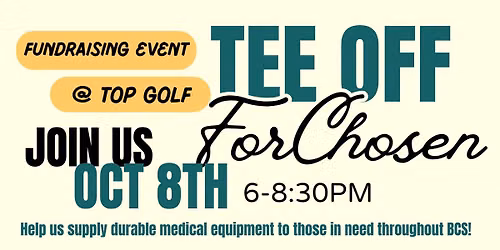 Tee Off for Chosen 