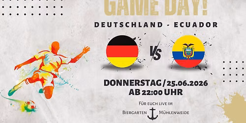 Rudelgucken im Biergarten M\u00fchlenweide - Fu\u00dfball WM 2026