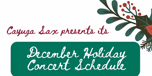 Cayuga Sax @ Willard Chapel