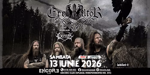 Ereb Altor (SE) + Gerrar (RO) live in Encore Club | 13.06.2026 | 19:30