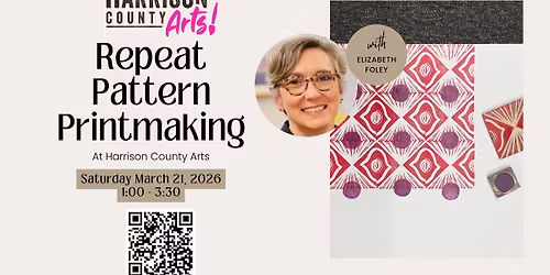 Repeat Pattern Printmaking with Elizabeth Foley