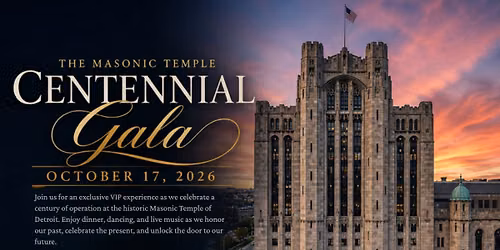 Masonic Temple Centennial Gala