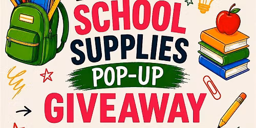 Back To School Supplies Pop-Up Giveaway Gainesville, Fla. JULY 2026