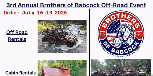 3rd Annual Off Road Event