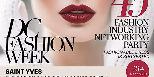DC Fashion Week Fashion Industry Networking Party SEP 25 2026