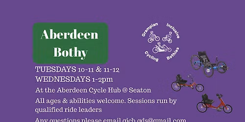 Aberdeen Adapted Cycling - Tuesday 11 - 12 Session