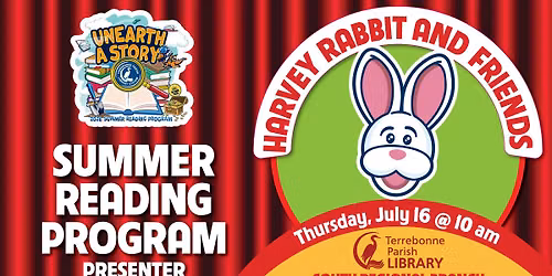 Harvey Rabbit and Friends @ South Regional Branch