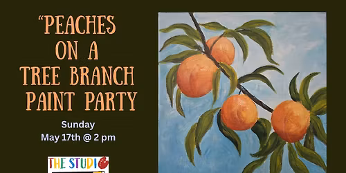 Peaches on a Branch Paint Party