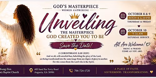 God's Masterpiece Women Gathering- 20 Years of His Glory - Day 1