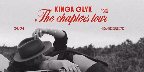 Kinga G\u0142yk THE CHAPTERS TOUR 2026 Gda\u0144sk