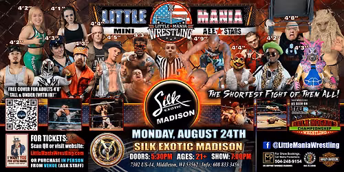 Middleton, WI - Little Mania Mini Wrestling @ Silk Exotic Madison
