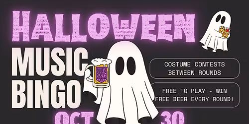 Halloween Music Bingo @ Wiley Roots Brewing