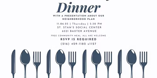Slavic Village Development Community Dinner