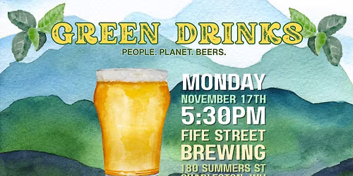 November Green Drinks x Don't Mine the Mon