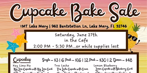 Summer Cupcake Bake Sale