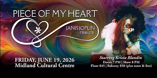 MCC Presents: Piece Of My Heart - Janis Joplin Tribute