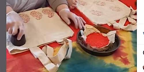 Print, Create, Take Home: A Hand Block Printing Workshop Open to Everyone