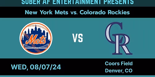 New York Mets at Colorado Rockies at Coors Field