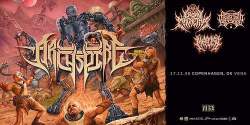 Archspire [Special Guests: Crown Magnetar + The Zenith Passage + Analepsy] - VEGA - Venteliste