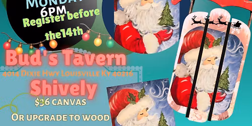 Bud's Tavern Shively Eat Drink & Paint 
