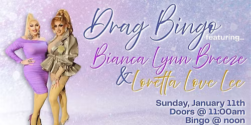 HQ Drag Bingo - 1\/11\/26