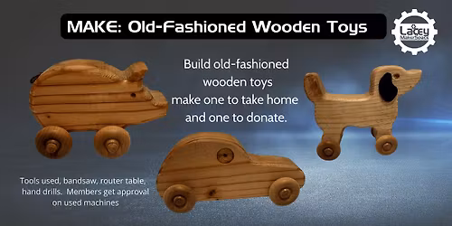 MAKE: Old-Fashioned Wooden Toys