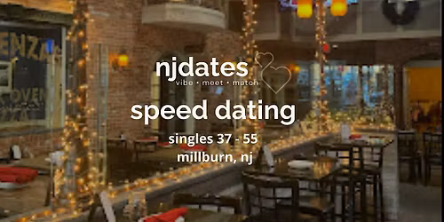 NJ | Speed Dating | Singles 37 - 55 | MILLBURN