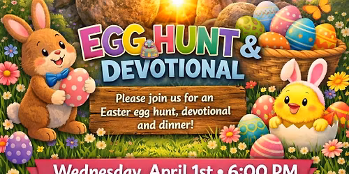 He is Risen!  Egg Hunt and Devotional 