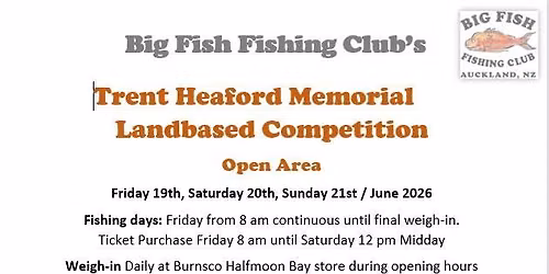 TRENT HEAFORD MEMORIAL LANDBASED COMPETITION 2026