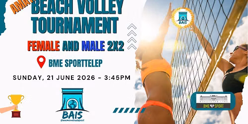 \ud83c\udfd0 2x2 Beach Volleyball Tournament \u2013 Male & Female Categories \ud83c\udfd0